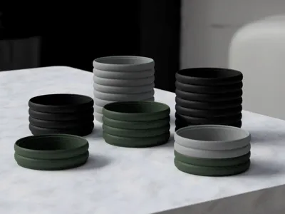Modern Stackable Storage Containers