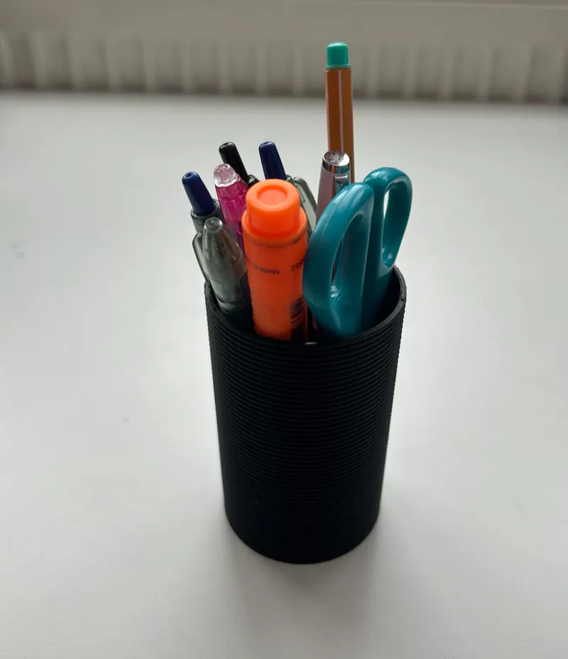Cup for pencils or toothbrush