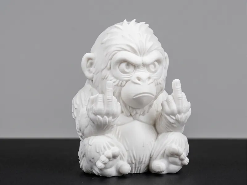 Grumpy Attitude Gorilla