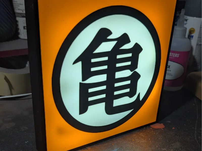 DBZ "Turtle" Logo Light Box