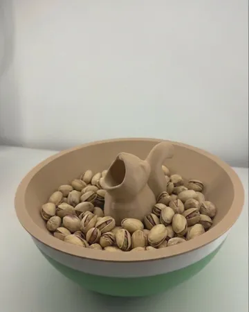Letrero o emblema decorativo: Squirrel Pistachio Bowl – Snack & Shell Collector — vista de referencia 4
