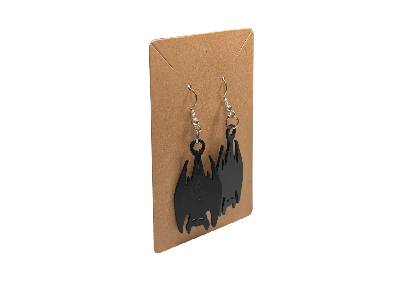 Bat Earrings view 2