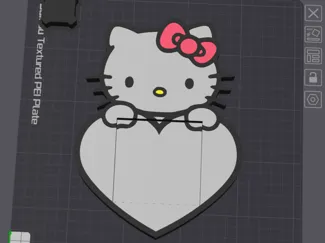 Hello Kitty Post It Holder