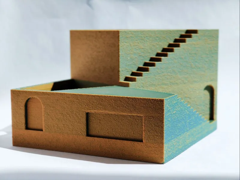 Architectural pen holder