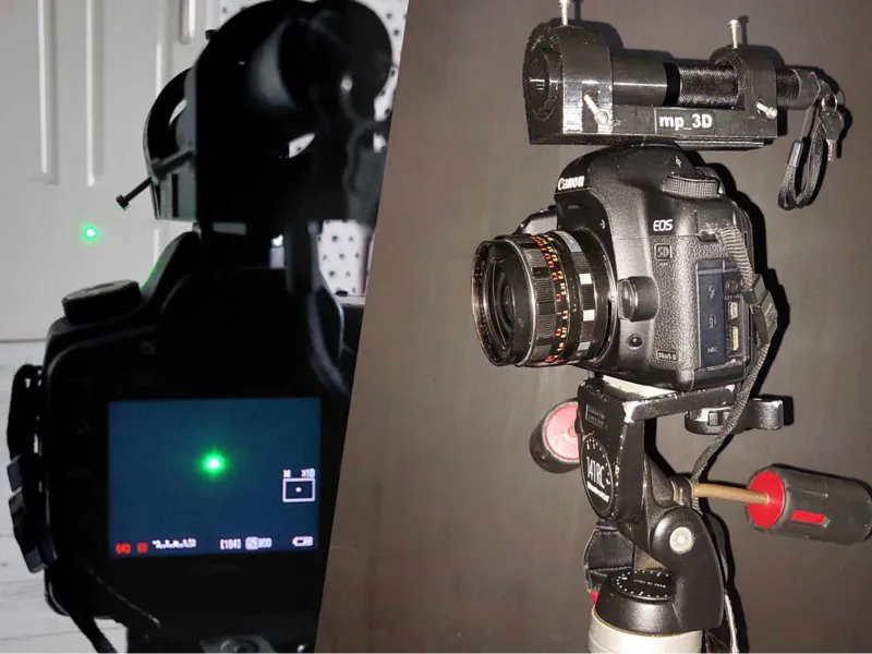 Hot shoe holder for Laser 303/301 for DSLRs