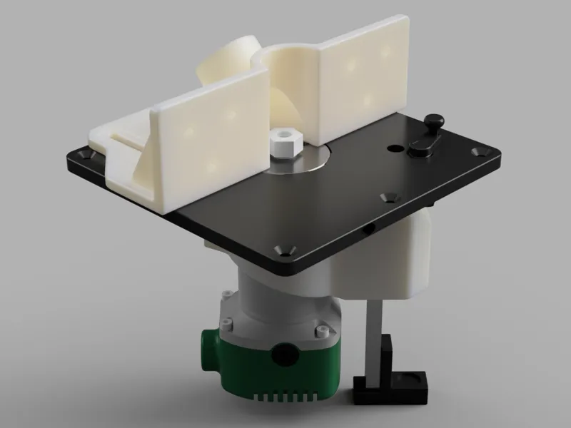 Router Insert table with Elevator
