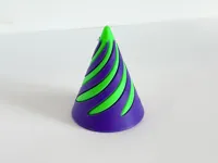 50% Scale Spiral Cone
