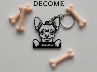 Chihuahua keychain