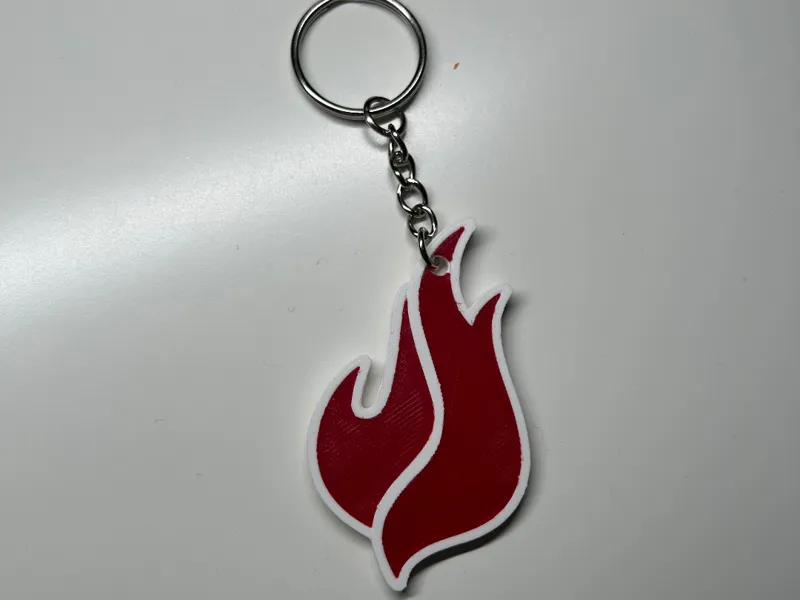 Flamme Shlüsselanhänger