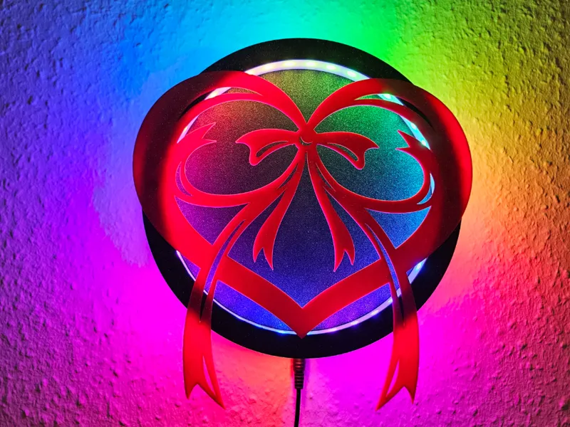 Heart attachment for Wall Lamp
