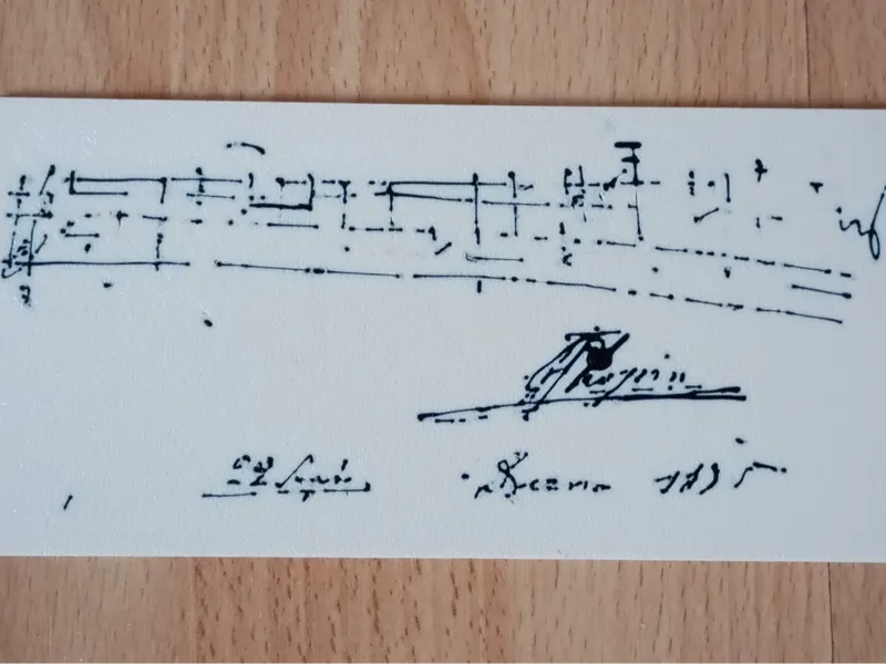 Début de la Nocturne N°2 - Autographe Chopin 