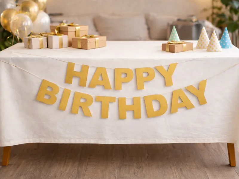 Modular banner letters