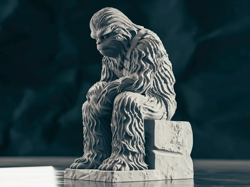 Chewbacca (Chewie) - Contemplation Statue