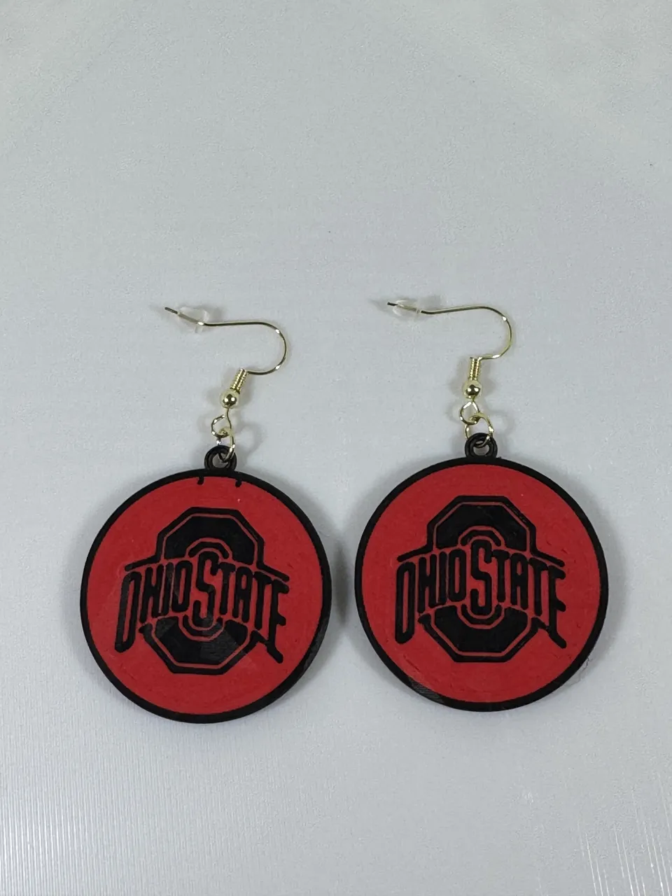 Ohio State Earrings view 4