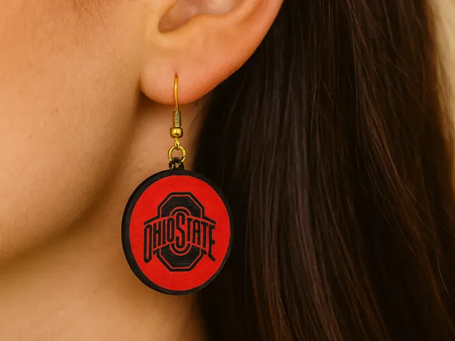Ohio State Earrings