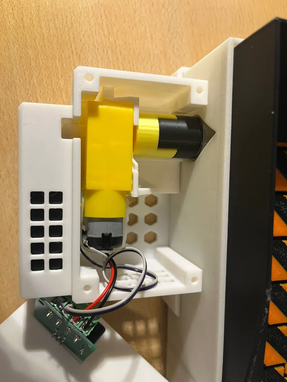 Poop Motor TT motor mount for A1 poop conveyor belt by PatrickBlack MakerWorld ...