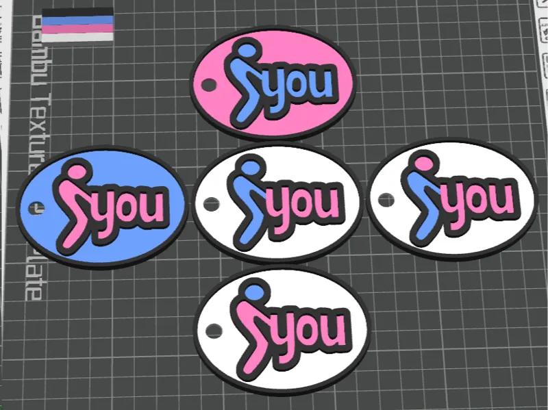 F keychain
