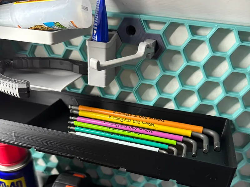 Gridfinity/HSW Wera Hex-Plus 950 Multicolor trays
