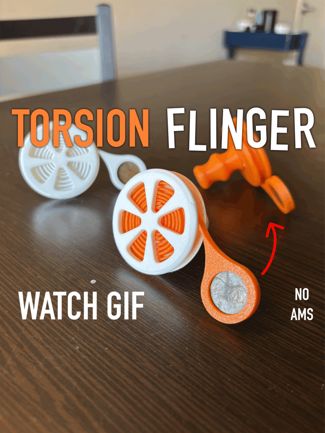 Torsion FLINGER | 1hr Physics Fidget (15g)
