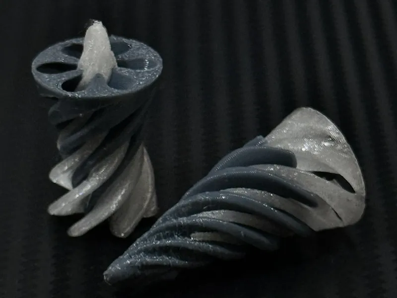 Fidget Spiral Stringing test model
