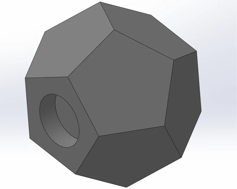 Dodecahedron Scanning Target