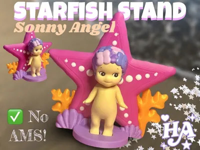 Starfish Stand Sonny Angel Display No AMS Fast