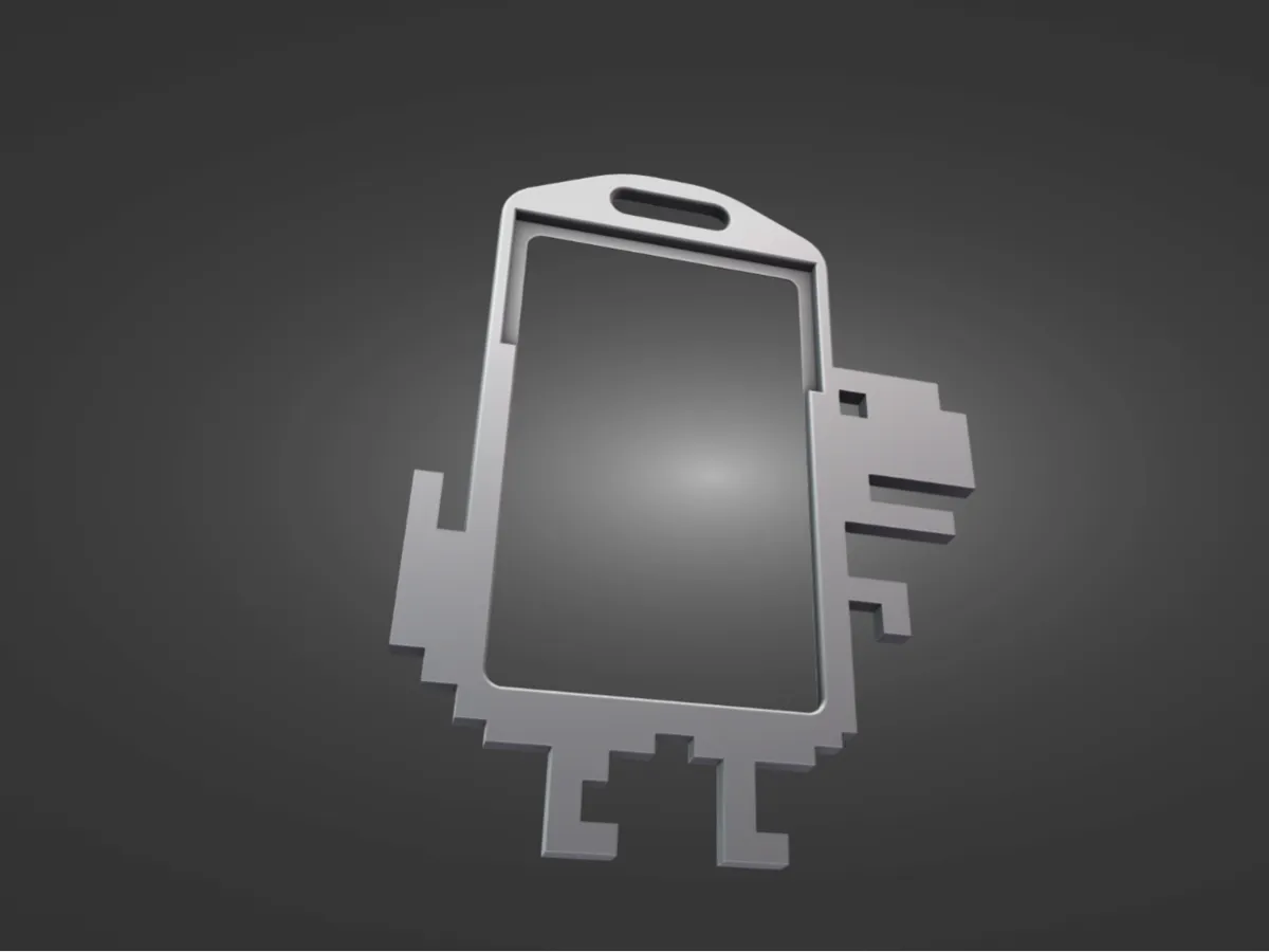 Porte-badge dinosaure Google Chrome