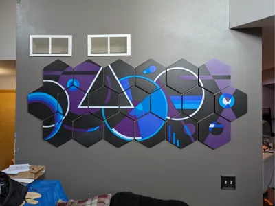 Frame of Reference - ChromaLink based abstract art