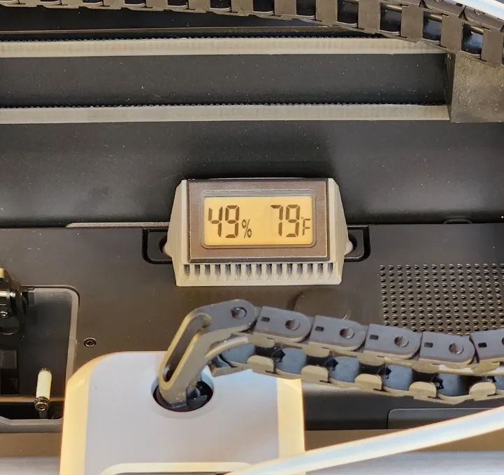P1S X1C Chamber Temp/Humidity Bracket -Angled Up