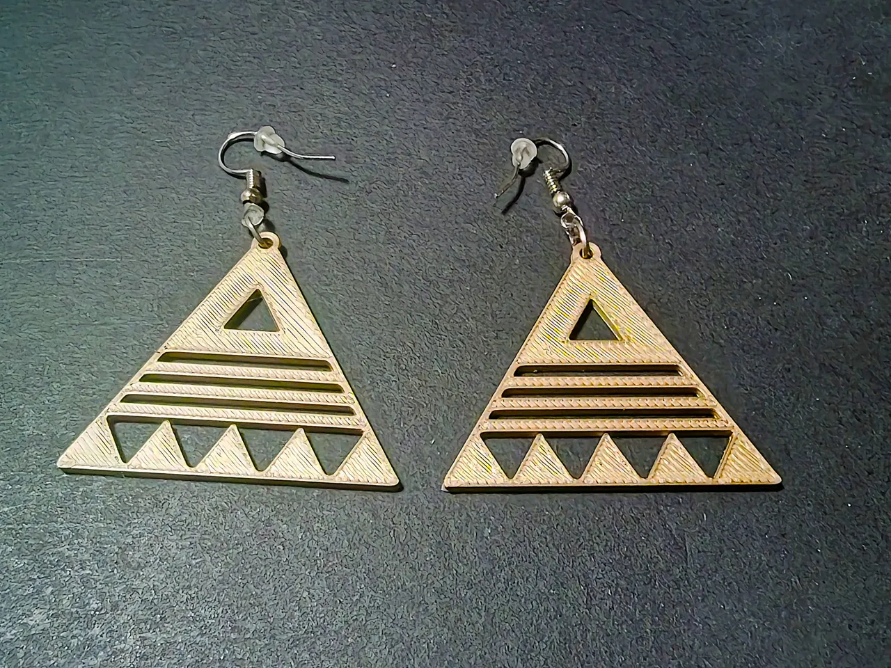 Pyramid of Signals Earrings view 2