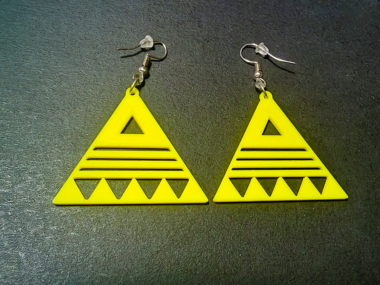 Pyramid of Signals Earrings view 4