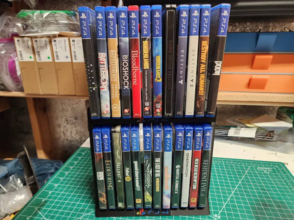 PlayStation 4 Game Display by DrDugongMakerWorld: Download Free 3D Models