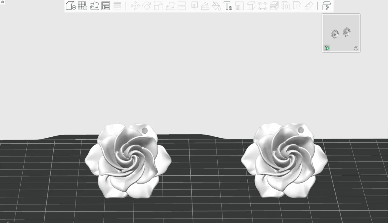 Elegant Gardenia Flower Earrings view 4