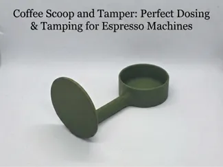 Coffee Scoop and Tamper for Espresso Machines 51mm