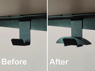 Headphone Hanger Cover for IKEA MITTZON Desk