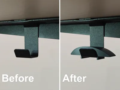 Headphone Hanger Cover for IKEA MITTZON Desk