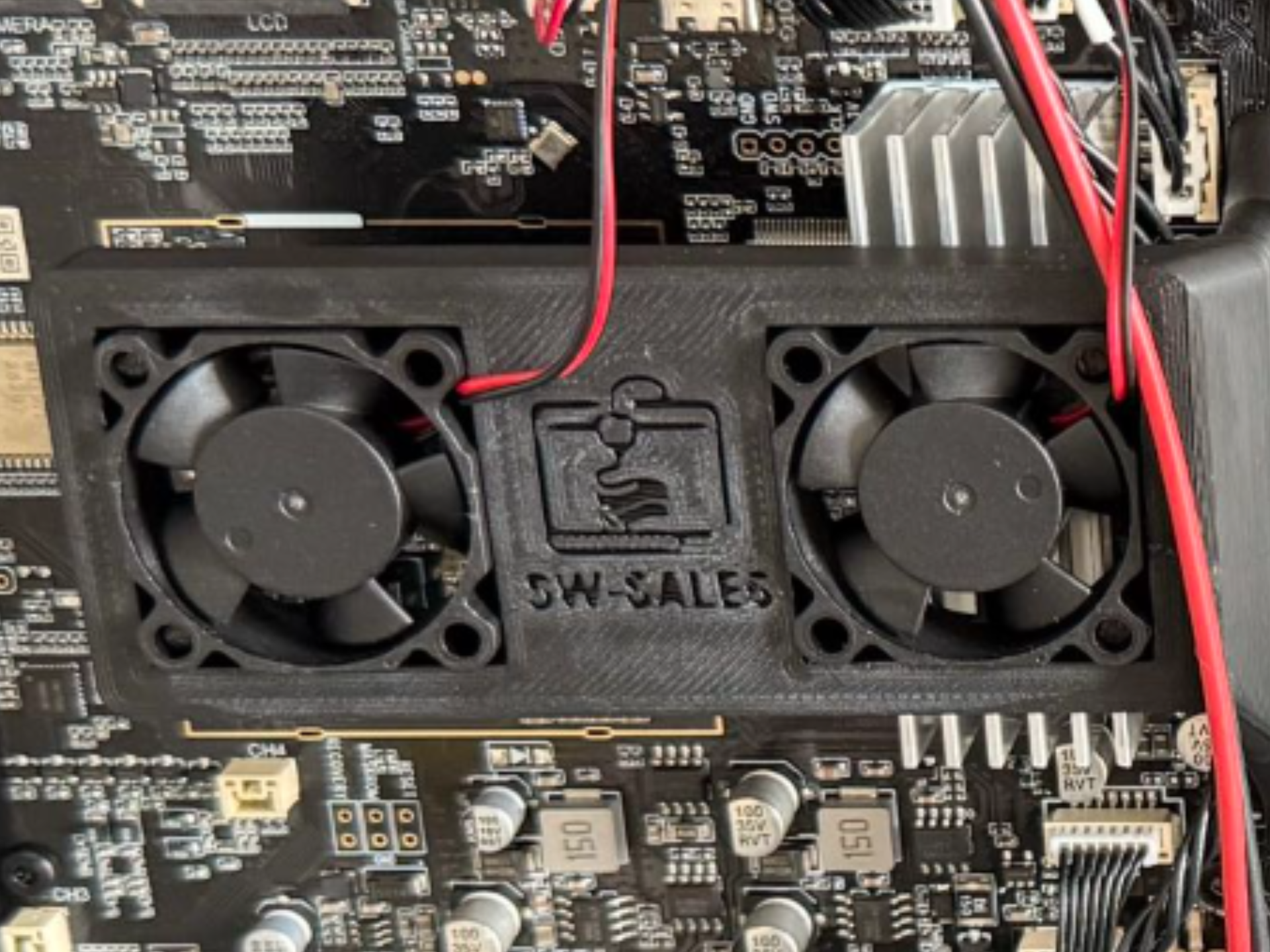 Snapmaker U1 Fan Mount Rockchip & Driver Cooling