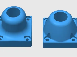 Dillon 1" Pipe base for case Feeder.