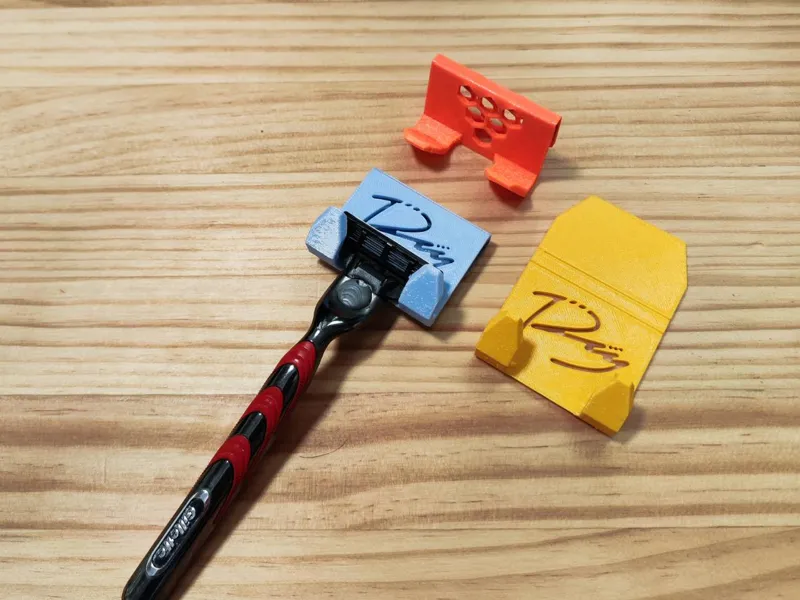 Razor Hanger for mirror 3-4mm | No Glue,Support