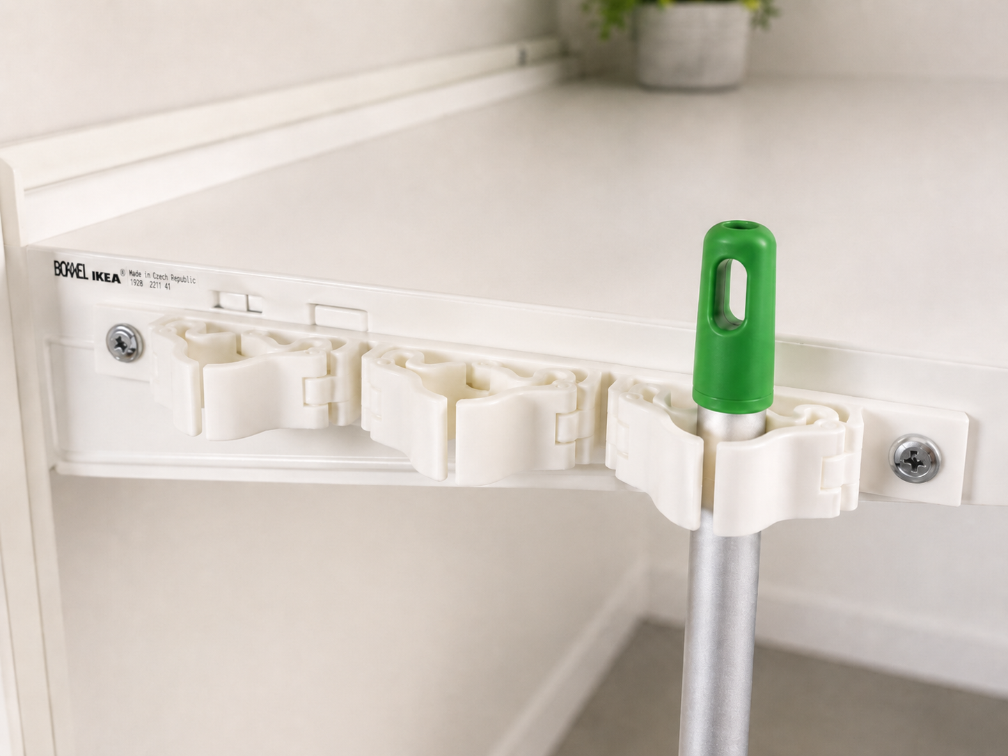 3x Mechanical Broom Holder 22mm  (No support)