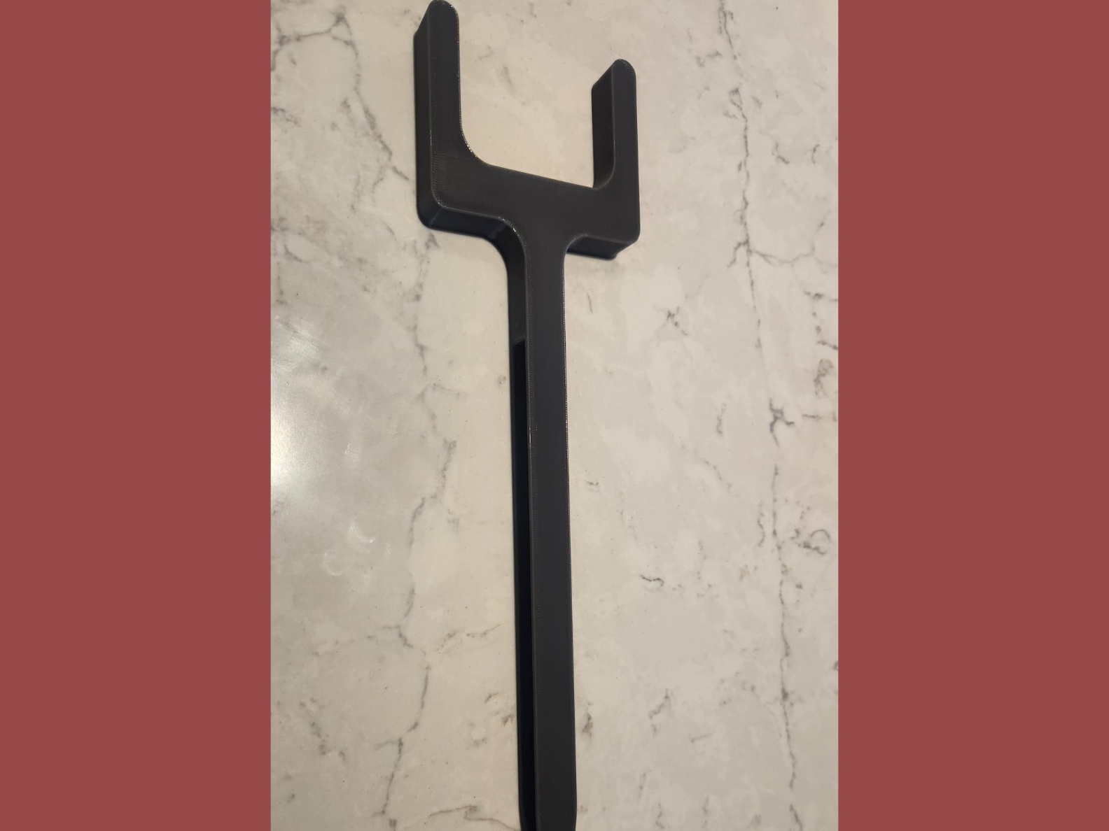 Support Stake for 2x3 Downspout: vertical oriented