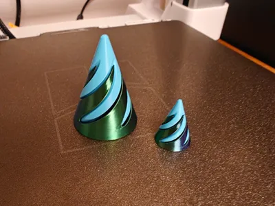 Spiral fidget 200% original size