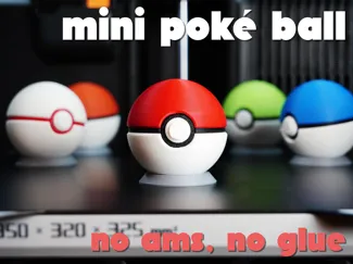 Mini Poké Ball - No AMS, No Glue