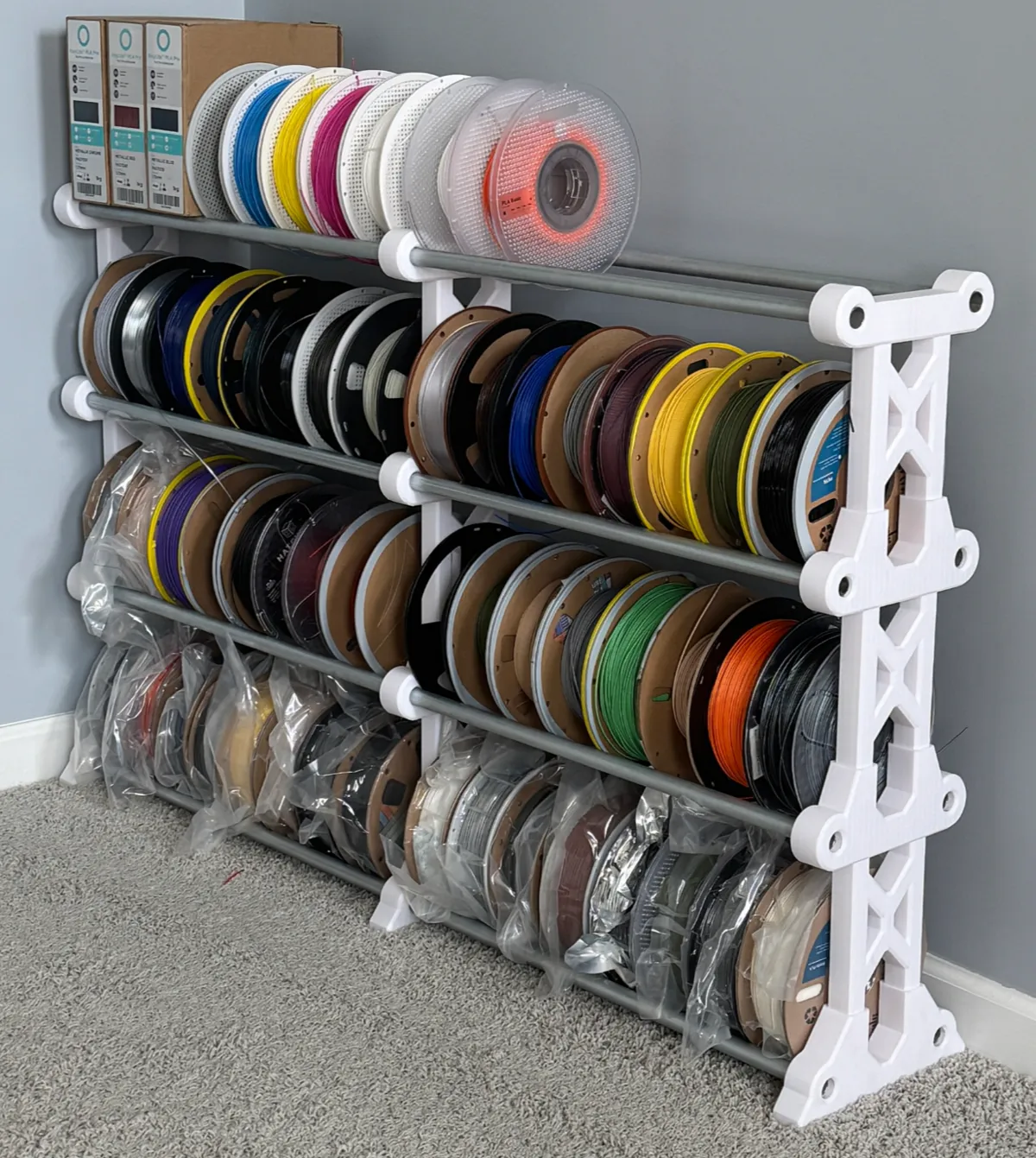 Filament Rack - Free 3D Print Model - MakerWorld