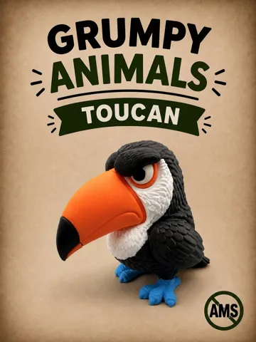 Accesorio para filamento: Grumpy Toucan — vista de referencia 2