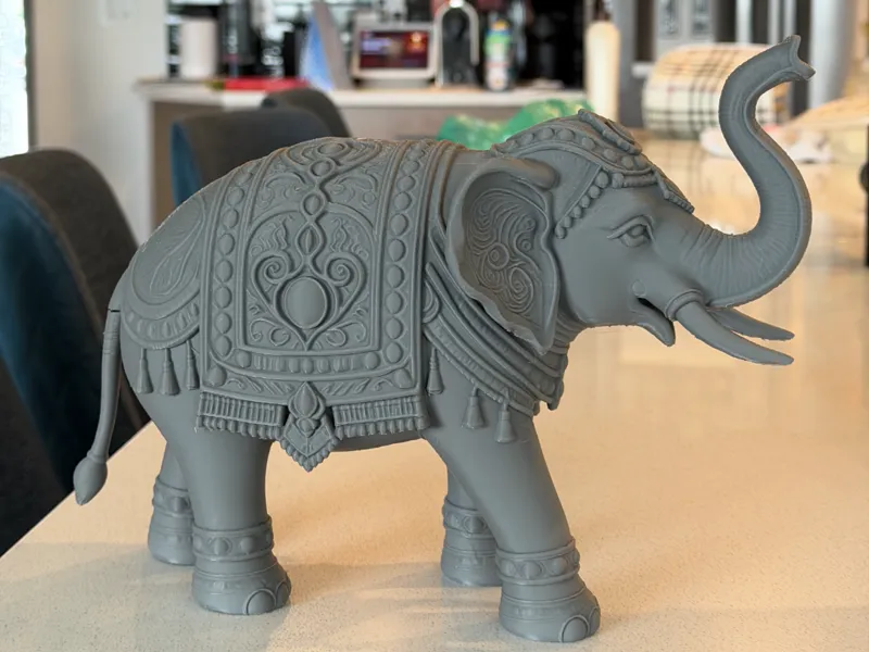 Decorated Indian Elephant