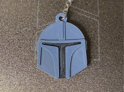 Mandalorian Helmet Keychain