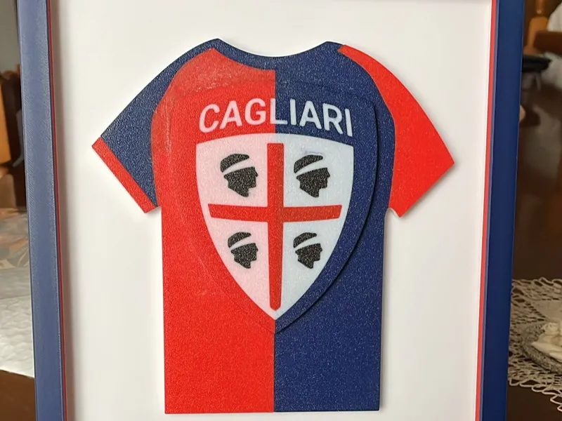 Quadretto targa Cagliari calcio