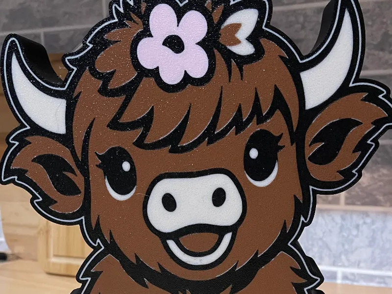 Highland Cow Lightbox