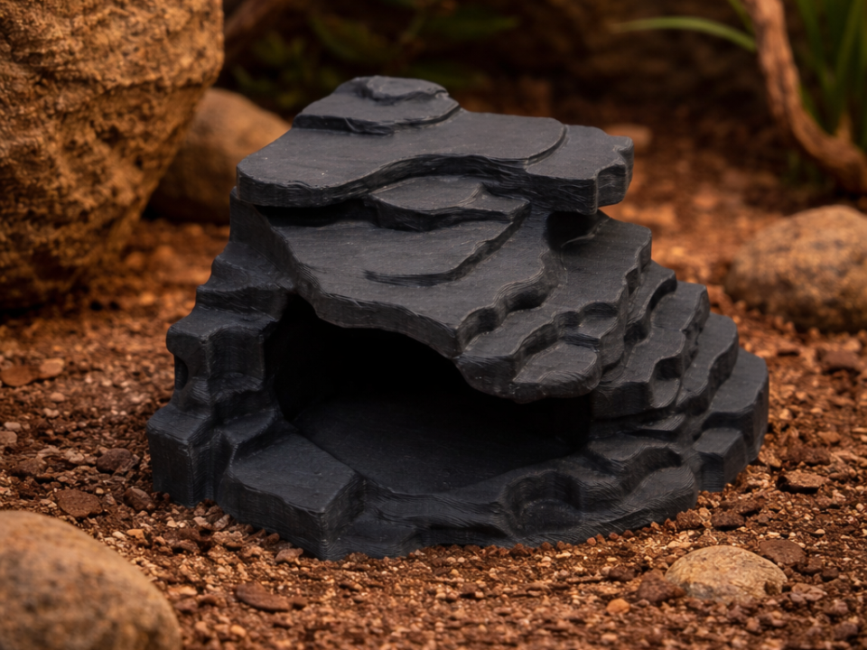 Hideout Cave, Reptile Hide, Small Critter Hide